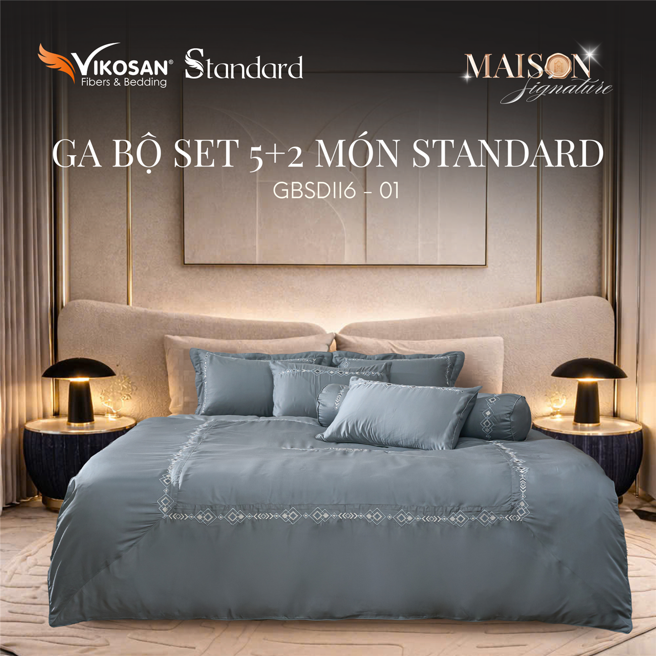 (2026) Ga bộ Set 5+2 món Standard 2601