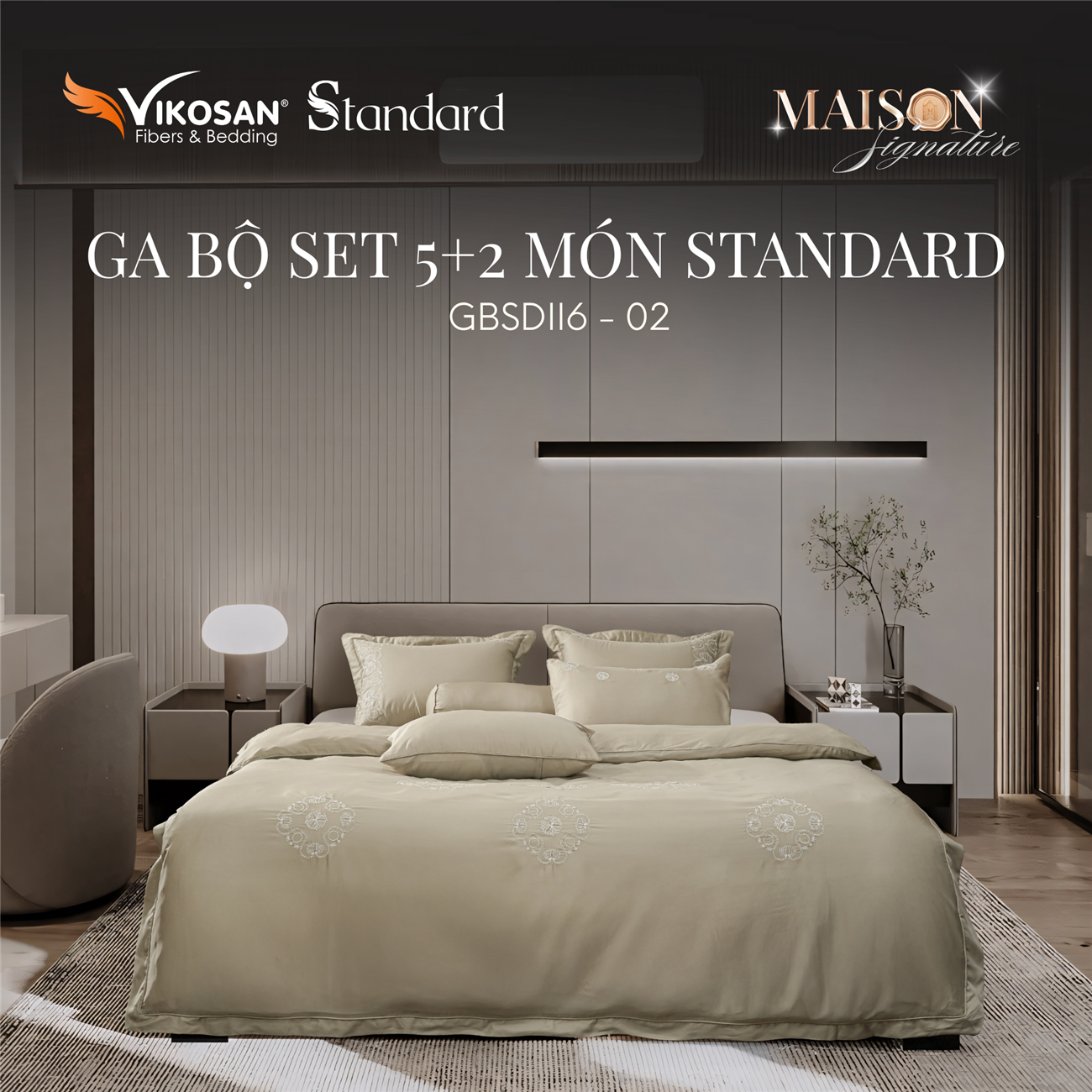 (2026) Ga bộ Set 5+2 món Standard 2602