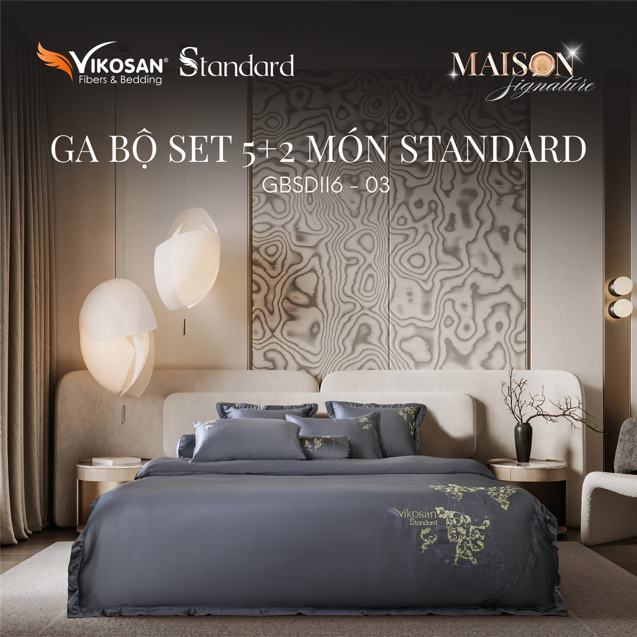 (2026) Ga bộ Set 5+2 món Standard 2603