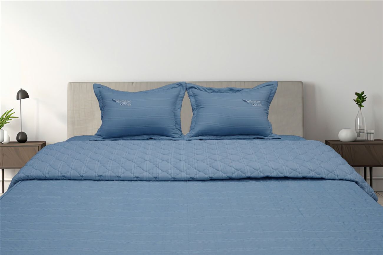 Bộ chăn ga đũi Vikosan ECOLife GBECII5 - 02BM